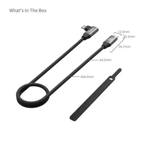 Smallrig 4791 Kabel danych USB-C (prosty) do USB-C (kątowy) 60 cm na Arena.pl