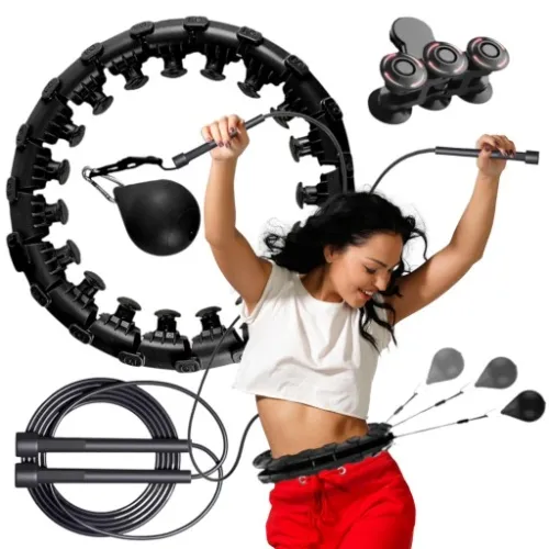 SMART HULA HOP Z OBCIĄŻENIEM ODCHUDZAJĄCE OBCIĄŻNIKIEM Z WYPUSTKAMI HULAHOP na Arena.pl