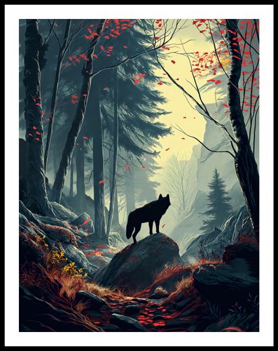 Plakat 50x65cm Leśne Echa na Arena.pl