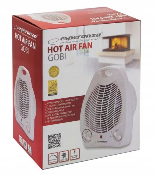 FARELKA GRZEJNIK TERMOWENTYLATOR ESPERANZA 2000W zdjęcie 16