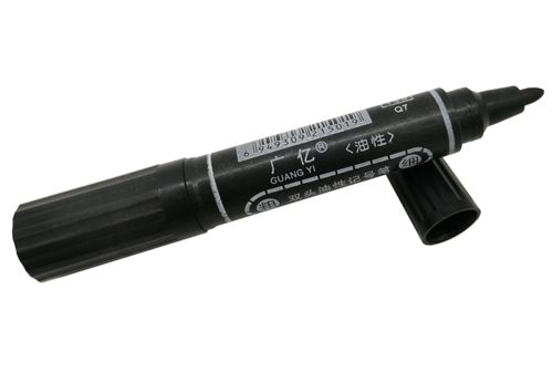 Marker permanentny dwustronny CZARNY na Arena.pl