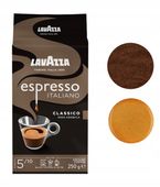 Lavazza Espresso kawa mielona lekko palona 250g włoska