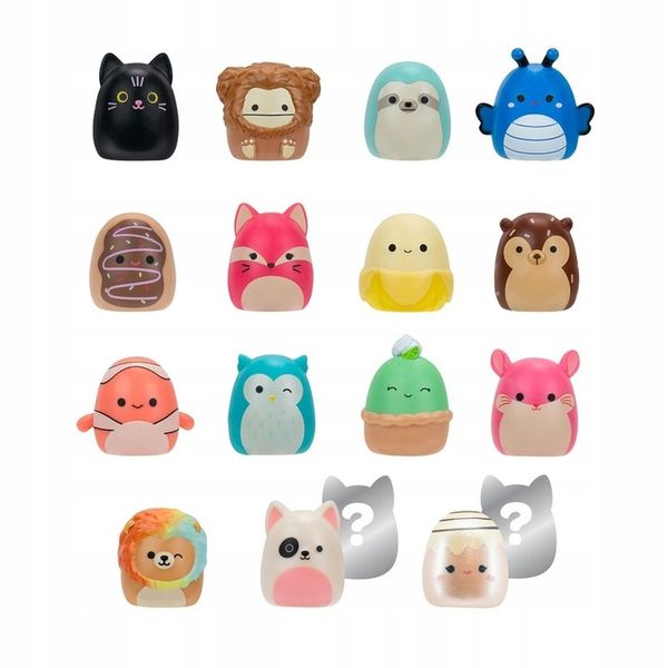 Squishmallows SQUISH A LONGS Squishmallows 14 szt Pak Zestaw Figurek NOWOŚĆ zdjęcie 3