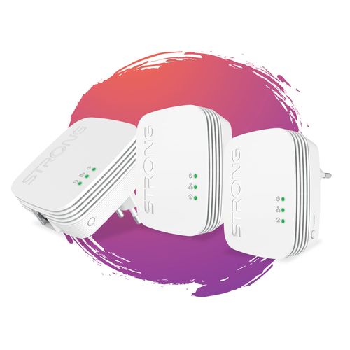 Transmiter sieciowy Powerline Strong 600 Triple Mini na Arena.pl