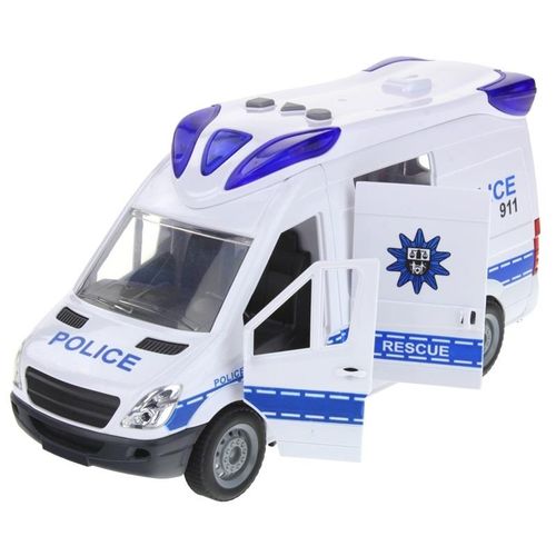 Samochód Policyjny Policja Auto Van - Niebieski na Arena.pl
