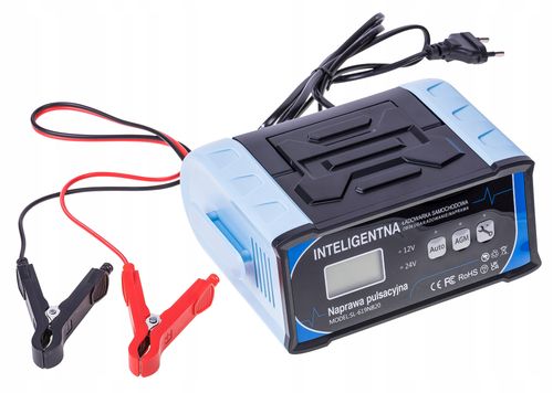 Prostownik Samochodowy do Akumulatorów 24V 12V 11A AGM START-STOP na Arena.pl