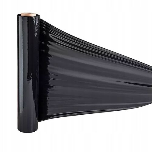 STRECZ folia 3kg CZARNA 2,7kg netto folii 23mic x1 na Arena.pl