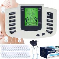 ELEKTROSTYMULATOR MIĘŚNI NERWÓW TENS EMS SILNY STYMULATOR MASAŻER ZESTAW XL