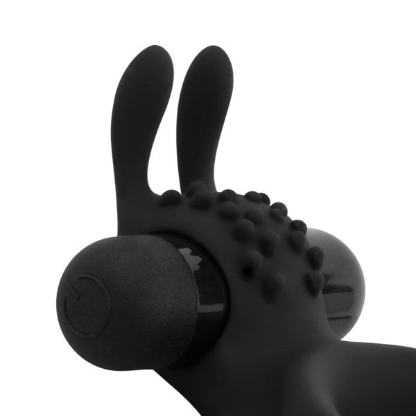 Share Ring - Double Vibrating Cock Ring With Rabbit Ears zdjęcie 7