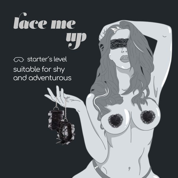 Lace Me Up Black Lace Set Crushious zdjęcie 6