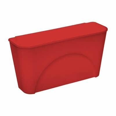 Ociekacz do naczyń chrom/czerwony zdjęcie 3