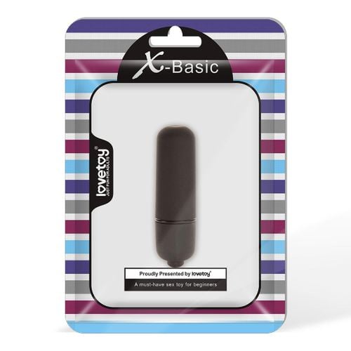 mini wibrator lovetoy xbasic bullet srebrny 10 prędkości 6 cm na Arena.pl