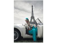 OBRAZ TURKUSOWA DAMA PARYŻU