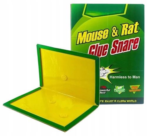 LEP NA MYSZY SZCZURY PUŁAPKA 40x ŁAPKA MYSZOŁAPKA SILNY MOCNY KLEJ na Arena.pl