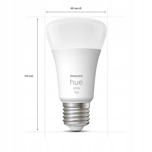 Inteligentna żarówka LED Philips Hue White A60 E27 9,5W 1100 lm na Arena.pl
