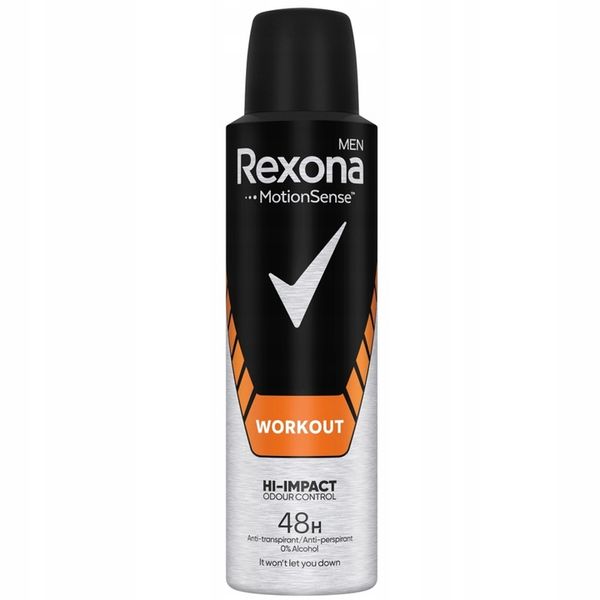 REXONA MEN Workout antyperspirant w aerozolu 150ml zdjęcie 1
