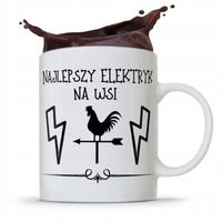 Kubek Prezent Elektryka Najlepszy Elektryk Na Wsi Z Nadrukiem Ze Zdjęciem