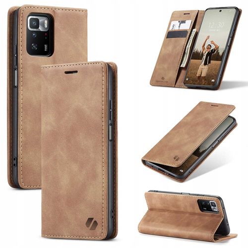 Spacecase Wallet Redmi Note 10 Pro Light Brown na Arena.pl