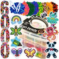 ZESTAW KORALIKÓW KORALIKI DO PRASOWANIA PREZENT MIKOŁAJKI ŚWIĘTA MONTESSORI