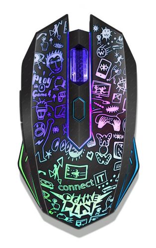 Mysz Connect IT Doodle 2 Wireless (CMO-3510-BK) Czarna na Arena.pl