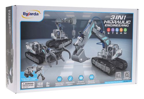 Zestaw Pojazdów Budowlanych Do Składania 3W1 Dla Dzieci 8+ Hydrauliczne na Arena.pl