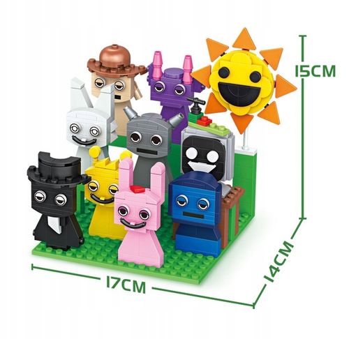 INCREDIBOX SPRUNKI KLOCKI FIGURK ZESTAW 3D zabawka z klocków Prezent na Arena.pl