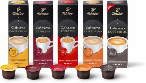 KAPSUŁKI TCHIBO CAFISSIMO ZESTAW kawa 5x10 na Arena.pl