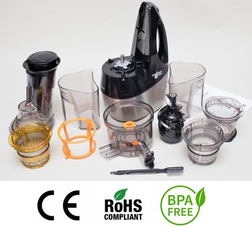 Wyciskarka wolnoobrotowa Berlinger 800W mocna sokowirówka 3 sita duży na Arena.pl