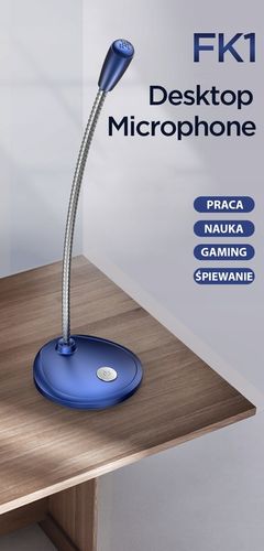 Mikrofon do komputera laptopa LTG FK-1 czarny na Arena.pl