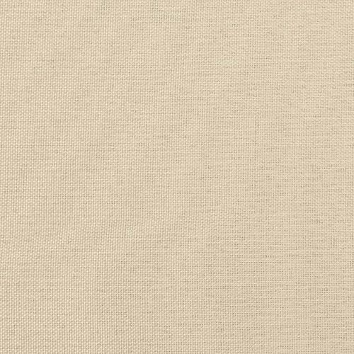 Sofa podłogowa 2-w-1, kremowa, 112x174x55 cm, tkanina na Arena.pl