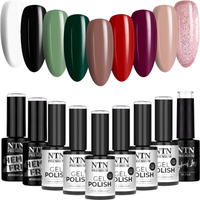 9x NTN Lakier Hybrydowy 5g Kolory Jesieni Bestsellery ZESTAW 9w1