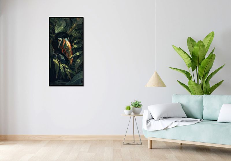 Plakat 50x100cm Skryty Tukan zdjęcie 4