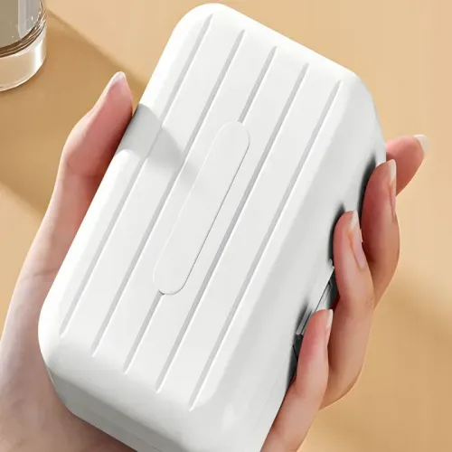 Pojemnik na leki organizer tabletek 7 przegródek pudełko podróżne na Arena.pl