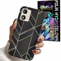 ETUI DO MOTOROLA MOTO E13 - MARMUREK GEOMETRYCZNE WZOR KOBIET + FOLIA