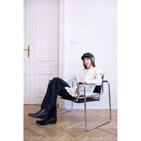 Kaszkiet Boxley - czarny zdjęcie 3