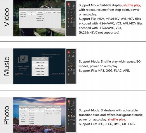 AGPtEK Odtwarzacz multimedialny HDMI, Mini 1080p Full-HD Ultra HDMI Cyfrowy na Arena.pl