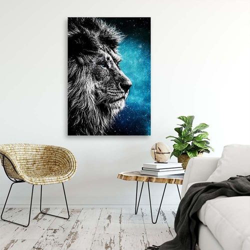 Obraz na płótnie – Canvas, Lwia głowa 40x60 na Arena.pl