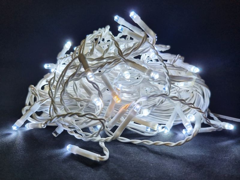 LAMPKI CHOINKOWE SOPLE 100 LED GIRLANDA 8,4M zdjęcie 5