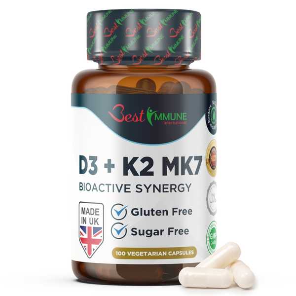 Witamina D3 2000IU K2 MK7 100mcg Max wsparcie systemu immunologicznego zdjęcie 1