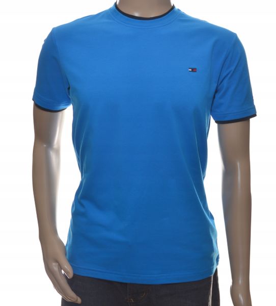 Klasyczny t-shirt męski bluzka ze znaczkiem M zdjęcie 1