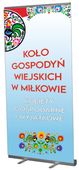 Rollup roll-up stojący stojak Koło Gospodyń Wiejskich KGW Projekt GRATIS