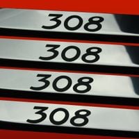 Listwa progowa PEUGEOT 308 MK1 Stal nierdzewna 304 połysk 4szt