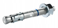 Kotwy do betonu stalowe M16 x 145 mm 20 szt. mechaniczne Klimas LE-ZN