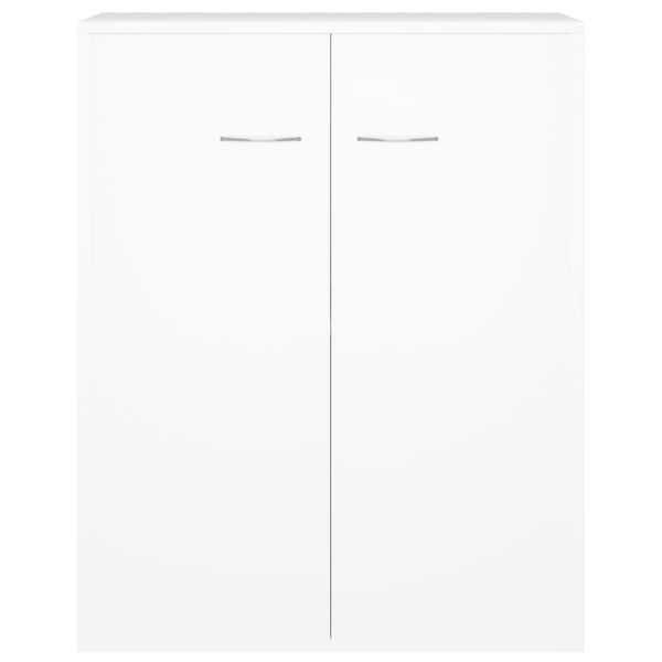 Szafka, biała, 60 x 30 x 75 cm, płyta wiórowa zdjęcie 5