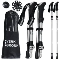 Kijki do chodzenia nordic walking trekkingowe zestaw z pokrowcem