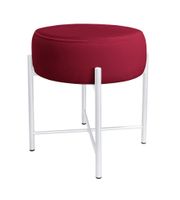 Taboret Pola noga metalowa biała MG31