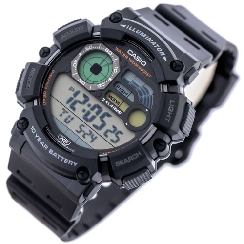 ZEGAREK MĘSKI CASIO Digital Moonphase  WS-1500H-1A + BOX na Arena.pl