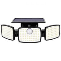 NAŚWIETLACZ LED SOLARNY 500 LM 5W Z CZUJNIKIEM ZMIERZCHU IP44