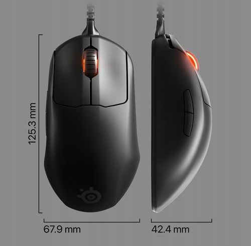 MYSZ GAMINGOWA PRZEWODOWA STEELSERIES 62533 PRIME SENSOR OPTYCZNY 18000 DPI na Arena.pl