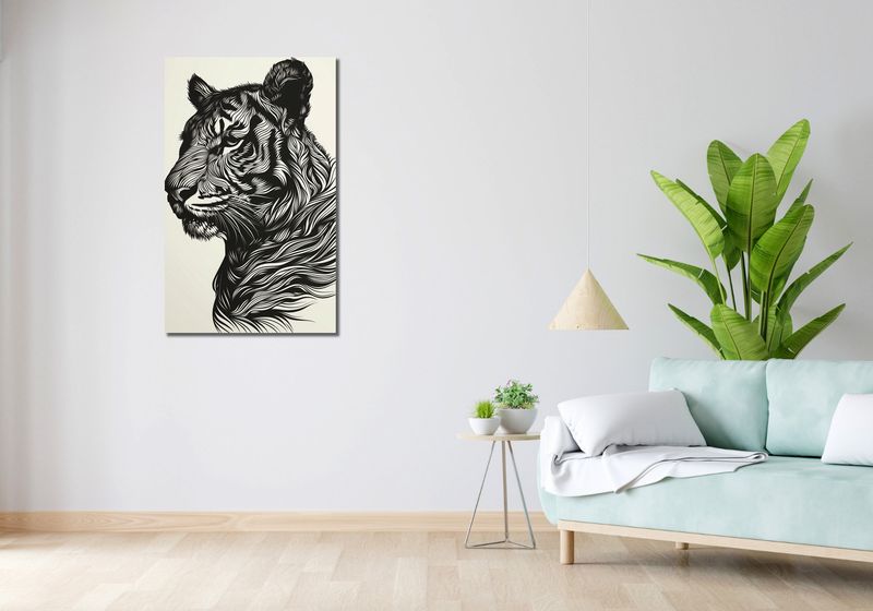 Obraz 60x100cm Tygrysi Gwizd zdjęcie 2